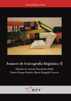 978-84-84242-02-4: Avances de lexicografía hispánica. Volum I